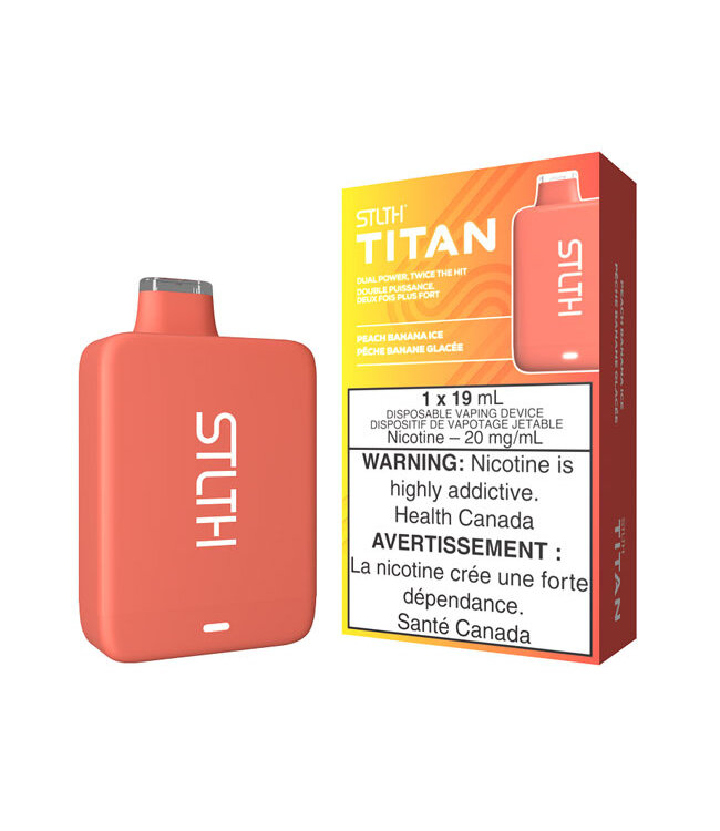 STLTH TITAN 10K - Pêche Banane Glacée 20 mg - Excisé