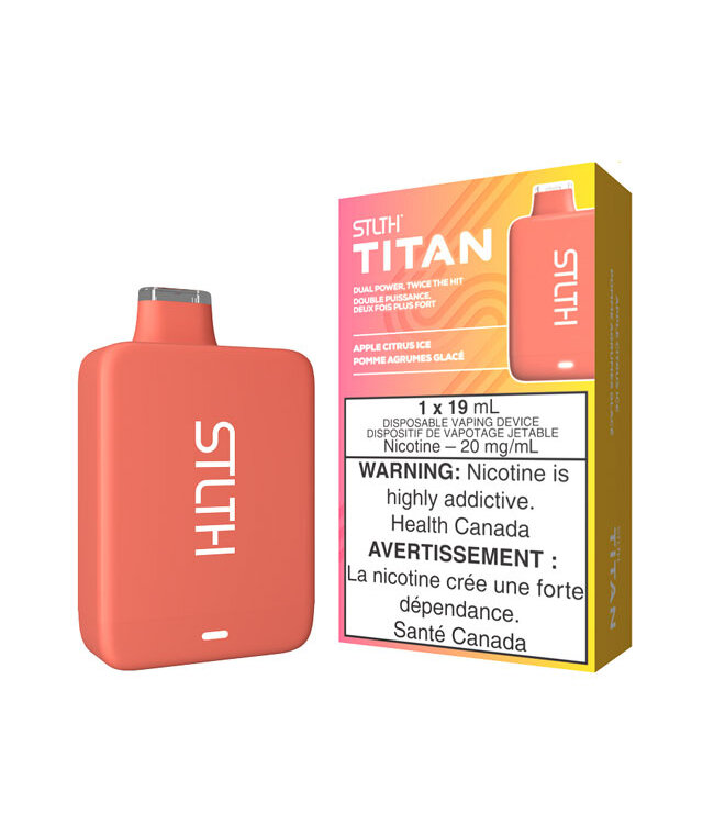 STLTH TITAN 10K - Pomme Agrumes Glacé  20 mg - Excisé