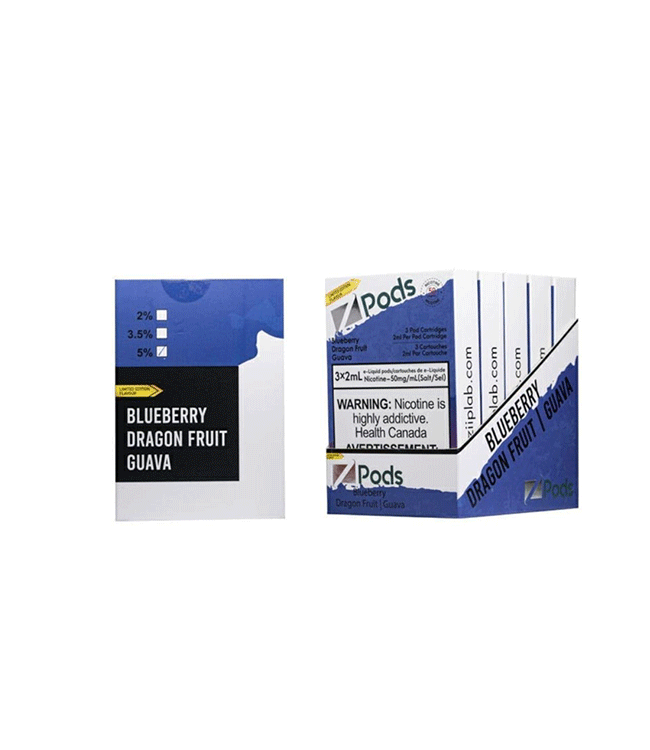 Z-Pods - bluet fruit du dragon goyave- Ontario