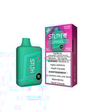 STLTH 8K PRO Watermelon Lime Ice 20 mg - STLTH BOX 8K PRO - Ontario