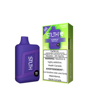 STLTH BOX 8K PRO Blackberry Ice 20 mg Disposable Vape - Ontario
