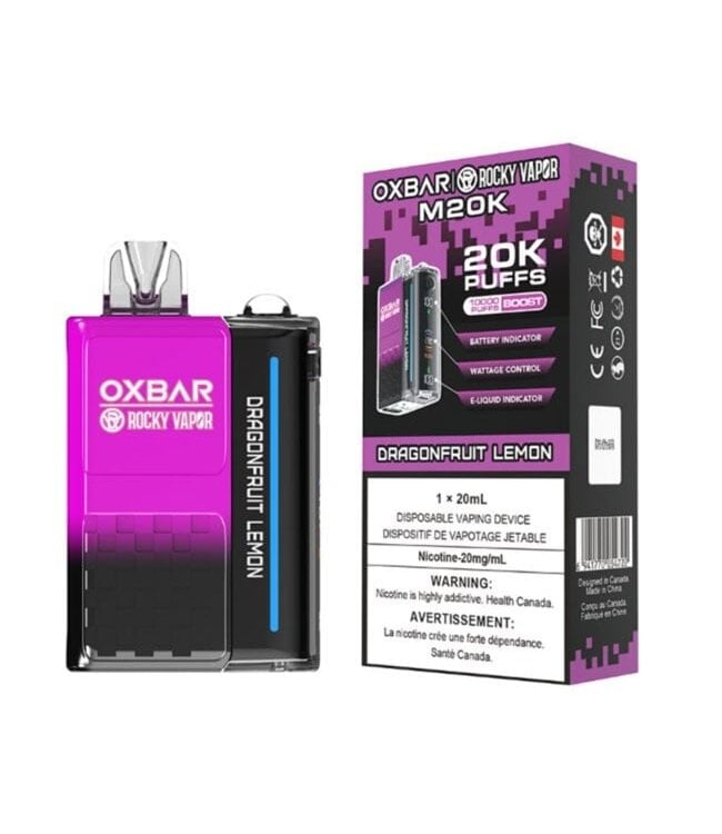 Dragonfruit Lemon 20 mg Disposable Vape - OXBAR M20K - Ontario