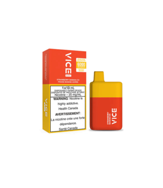 VICE BOX 6K Strawberry Banana Ice 20 mg Disposable Vape - Ontario