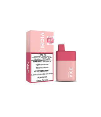 VICE BOX 6K Peach Ice 20 mg Disposable Vape - Ontario