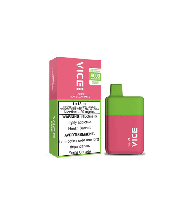 Lush Ice 20 mg Disposable Vape - VICE BOX 6K - Ontario