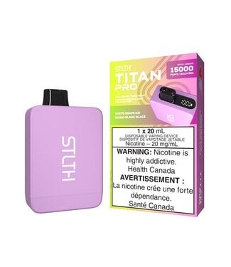 STLTH TITAN PRO White Grape Ice 20 mg - STLTH TITAN PRO 15K - Ontario