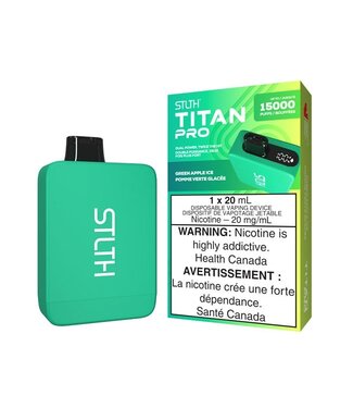 STLTH TITAN PRO Green Apple Ice 20 mg - STLTH TITAN PRO 15K - Ontario