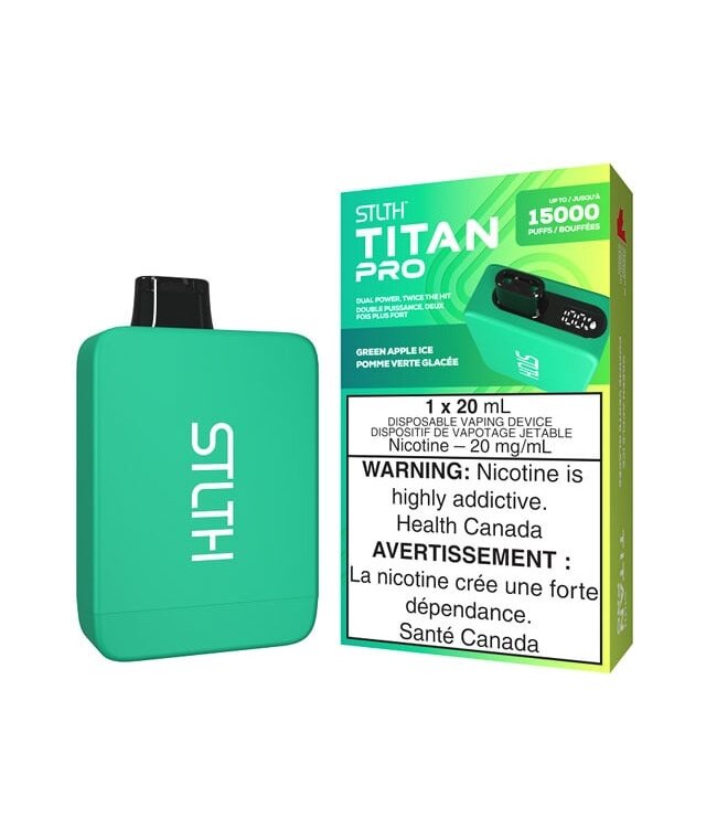STLTH Titan Pro 15K - Pomme verte glacée 20 mg - Ontario