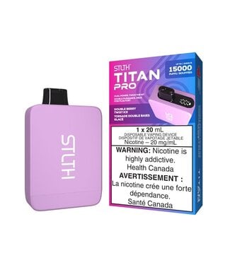 STLTH TITAN PRO Double Berry Twist Ice 20 mg - STLTH TITAN PRO 15K - Ontario