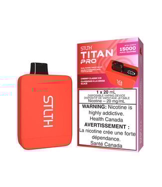 STLTH TITAN PRO Cherry Classic Ice 20 mg - STLTH TITAN PRO 15K - Ontario