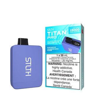 STLTH TITAN PRO Blue Razz Ice 20 mg - STLTH TITAN PRO 15K - Ontario