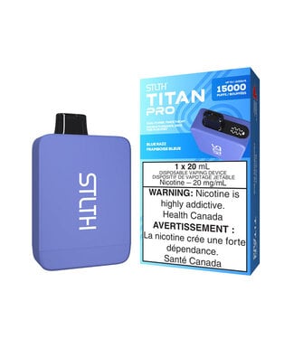 STLTH TITAN PRO Blue Razz 20 mg - STLTH TITAN PRO 15K - Ontario
