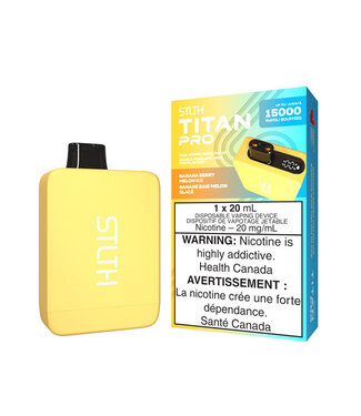 STLTH TITAN PRO 15K STLTH Titan Pro 15K - Banane Baie Melon Glacé 20 mg - Ontario