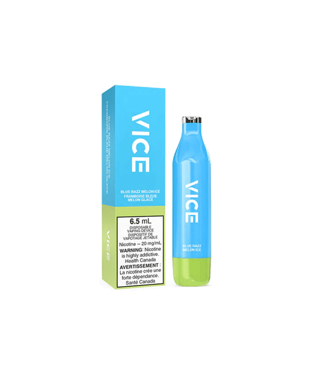 Blue Razz Melon Ice 20 mg Disposable Vape - VICE 2500 - Ontario