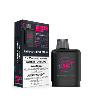 Level X Flavour Beast Boost Trippin' Triple Berry - 20 mg - LEVEL X BOOST 15K - FLAVOUR BEAST - Ontario