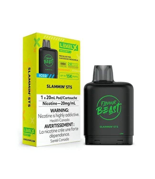 Slammin' STS Iced - 20 mg - LEVEL X BOOST 15K - FLAVOUR BEAST - Ontario