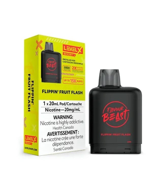 Flippin' Fruit Flash - 20 mg - LEVEL X BOOST 15K - FLAVOUR BEAST - Ontario