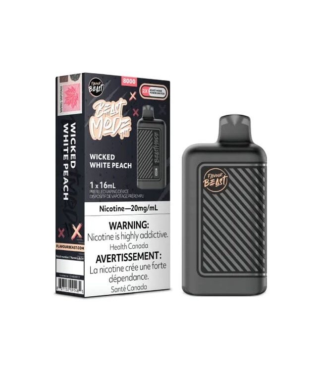 FLAVOUR BEAST BEAST MODE - Wicked White Peach 20 mg - Ontario