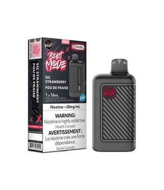 Flavour Beast Beast Mode 8K Sic Strawberry Iced 20 mg - FLAVOUR BEAST BEAST MODE 8K - Ontario