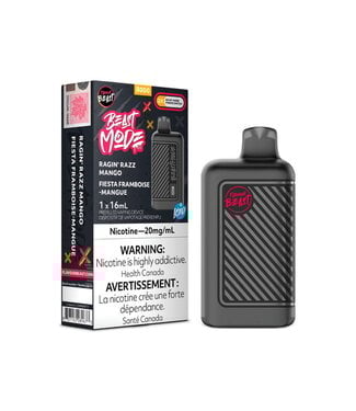 Flavour Beast Beast Mode 8K Ragin' Razz Mango Iced 20 mg - FLAVOUR BEAST BEAST MODE 8K - Ontario
