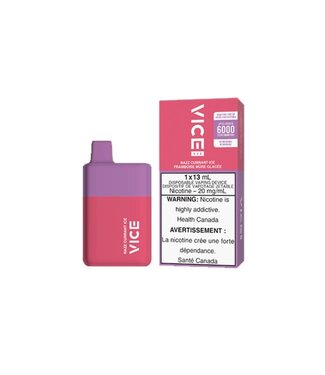 VICE BOX Razz Currant Ice 20 mg - VICE BOX 6K - Ontario