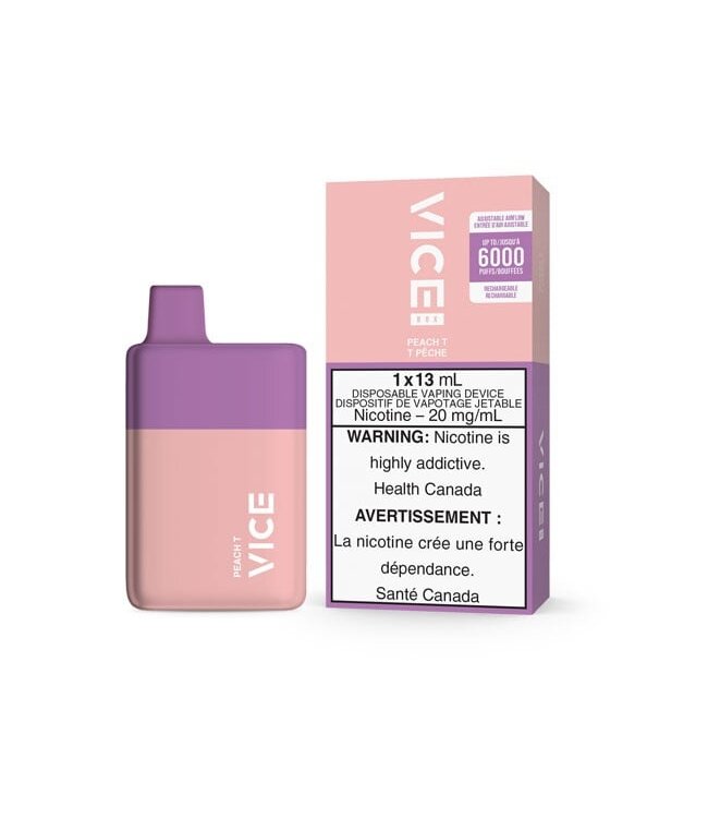 Peach T 20 mg Disposable Vape - VICE BOX 6K - Ontario