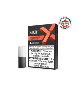 STLTH X Pod Pack 6ml - 3pk - Strawberry Kiwi Ice 20 mg - ON