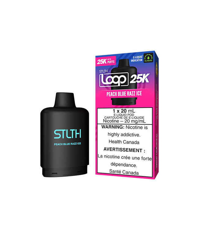 LOOP 2 25K - Peach Blue Razz Ice - 20 mg Disposable Vape Pod - ON