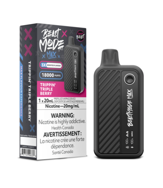 Flavour Beast Beast Mode Max 18K Trippin' Triple Berry 20 mg - FLAVOUR BEAST BEAST MODE MAX 18K - Ontario