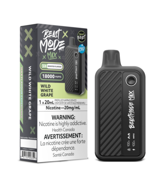 Flavour Beast Beast Mode Max 18K Wild White Grape Ice 20 mg - FLAVOUR BEAST BEAST MODE MAX 18K - Ontario