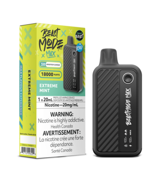 Flavour Beast Beast Mode Max 18K Extreme Mint Iced 20 mg - FLAVOUR BEAST BEAST MODE MAX 18K - Ontario