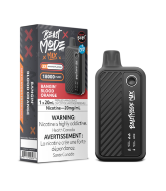 Flavour Beast Beast Mode Max 18K Bangin' Blood Orange Iced 20 mg - FLAVOUR BEAST BEAST MODE MAX 18K - Ontario