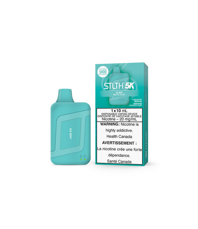 Ice Mint 20 mg Disposable Vape - STLTH BOX 5K - Ontario