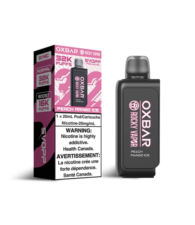 Peach Mango Ice 20 mg - SVOPP ROCKY VAPOR 32K - Ontario