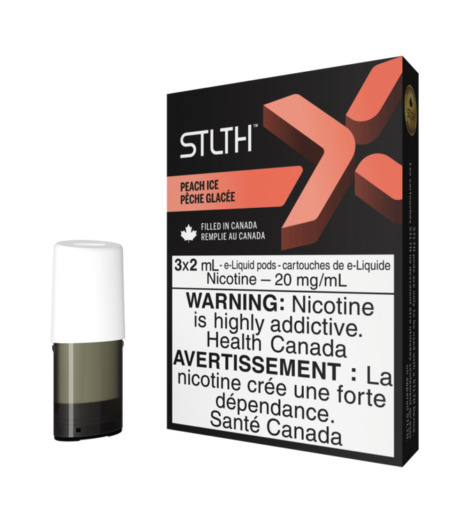 STLTH X Pod Pack 6ml - 3pk - Peach Ice 20 mg - Ontario