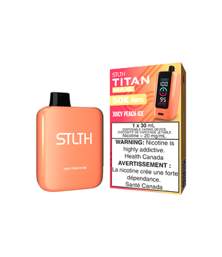 STLTH TITAN MAX STLTH TITAN MAX 50K - Juicy Peach Ice 20 mg - ON