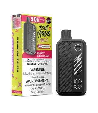 Flavour Beast Beast Mode Max 2 50K FLAVOUR BEAST BEAST MODE MAX 2 50K - Flippin' Fruit Flash 20 mg - ON