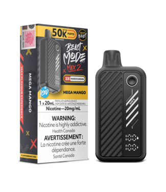 Flavour Beast Beast Mode Max 2 50K FLAVOUR BEAST BEAST MODE MAX 2 50K - Mega Mango 20 mg - ON