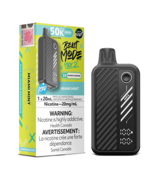 Flavour Beast Beast Mode Max 2 50K FLAVOUR BEAST BEAST MODE MAX 2 50K - Miami Mint 20 mg - ON