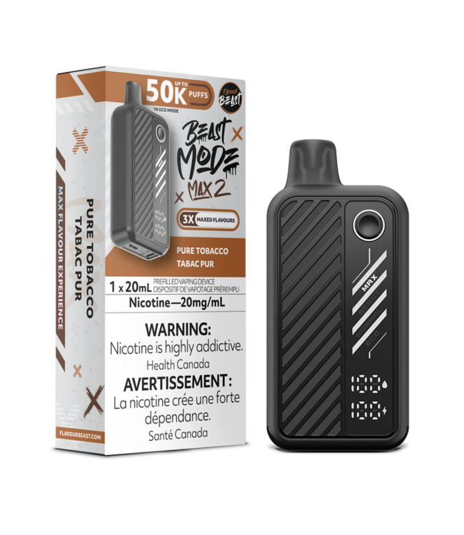 FLAVOUR BEAST BEAST MODE MAX 2 50K - Pure Tobacco 20 mg - ON