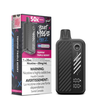 Flavour Beast Beast Mode Max 2 50K FLAVOUR BEAST BEAST MODE MAX 2 50K - Trippin' Triple Berry 20 mg - ON