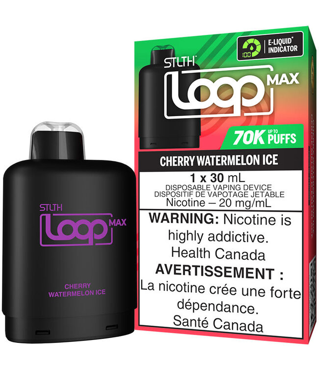 LOOP MAX 70K - Cherry Watermelon Ice - 20 mg Disposable Vape Pod - ON