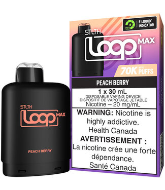 LOOP MAX 70K Peach Berry - 20 mg Disposable Vape Pod - ON