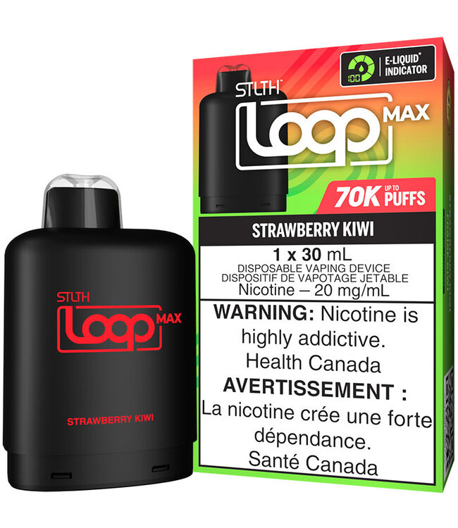 LOOP MAX 70K - Strawberry Kiwi - 20 mg Disposable Vape Pod - ON