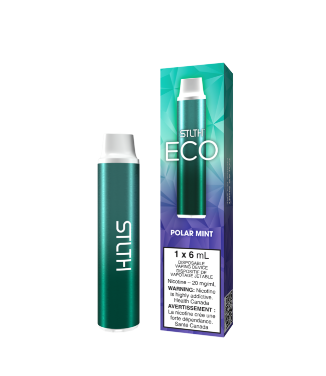 STLTH ECO 1600 - Polar Mint 20 mg Disposable Vape - ON
