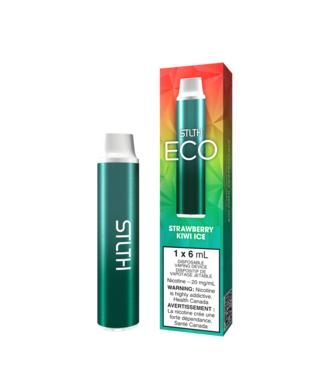 STLTH ECO 1600 Strawberry Kiwi Ice 20 mg Disposable Vape - ON