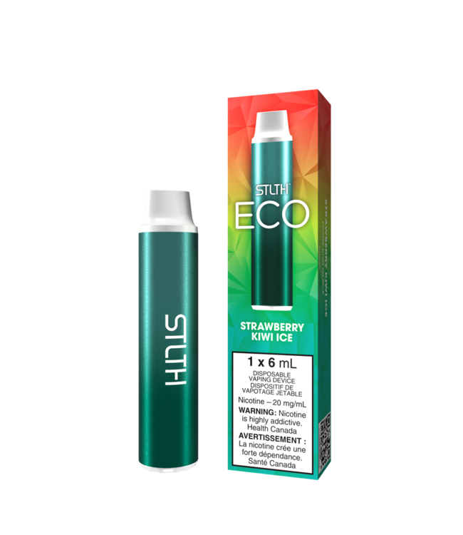 STLTH ECO 1600 - Strawberry Kiwi Ice 20 mg Disposable Vape - ON