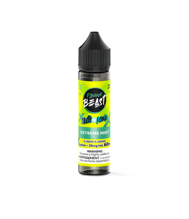 FLAVOUR BEAST SALT 60mL - Extreme Mint Iced - 20 mg - ON