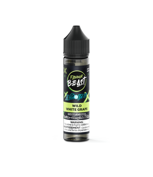 FLAVOUR BEAST SALT 60mL - Wild White Grape Iced - 20 mg - ON