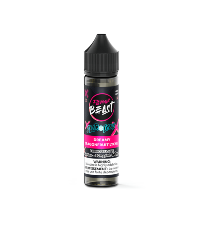 FLAVOUR BEAST SALT 60 mL - Dreamy Dragonfruit Lychee Iced - 20 mg - ON